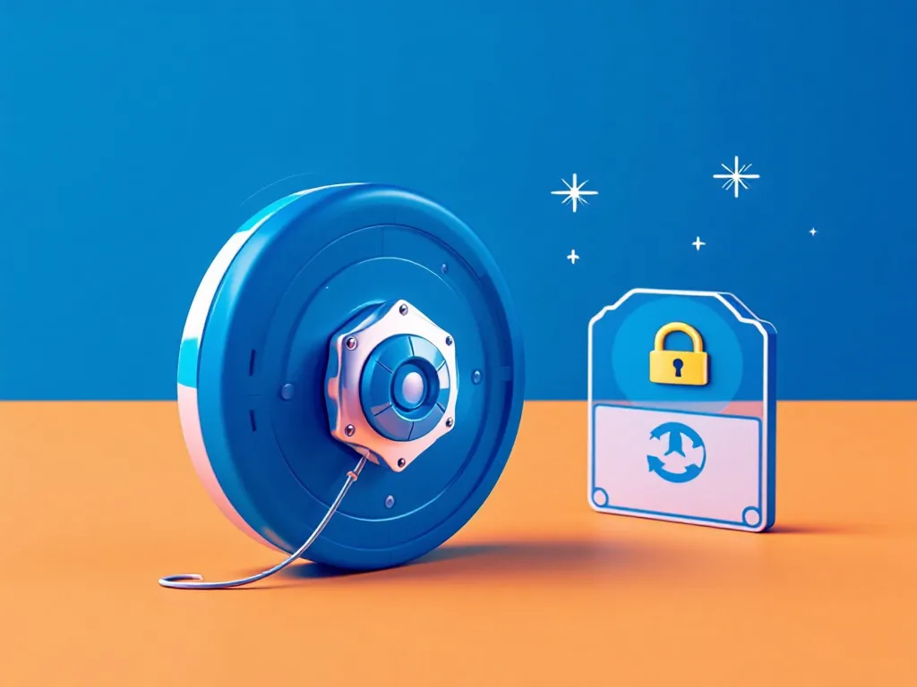 Une image montrant un cadenas et un bouclier stylisé